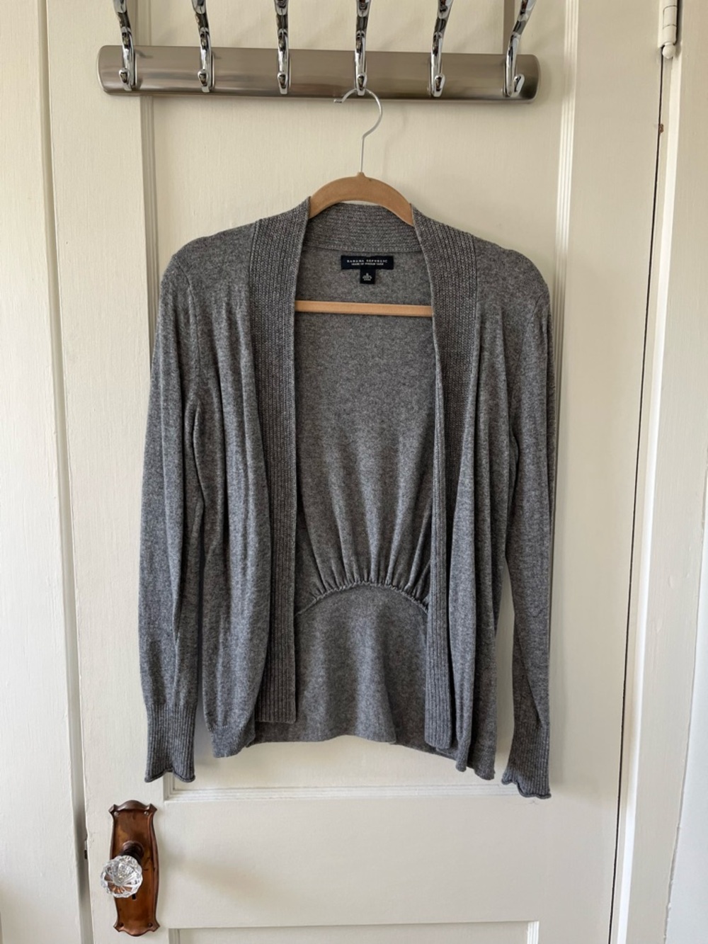 Women’s Banana Republic Gray Wool Blend Cardigan (S)